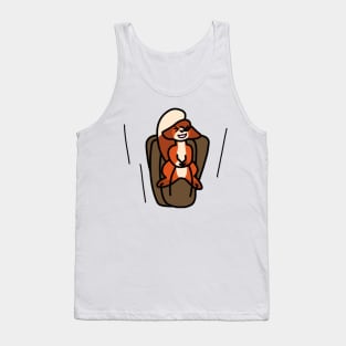 Squirrelpaw goes sledding Tank Top